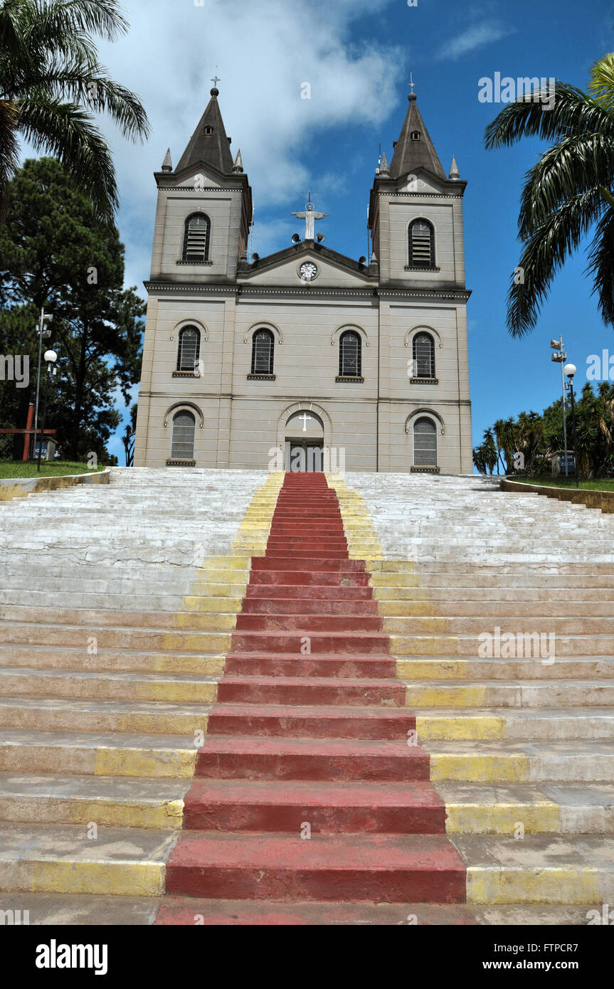 L'Église mère de Bueno Brandao - construction 1822 Banque D'Images