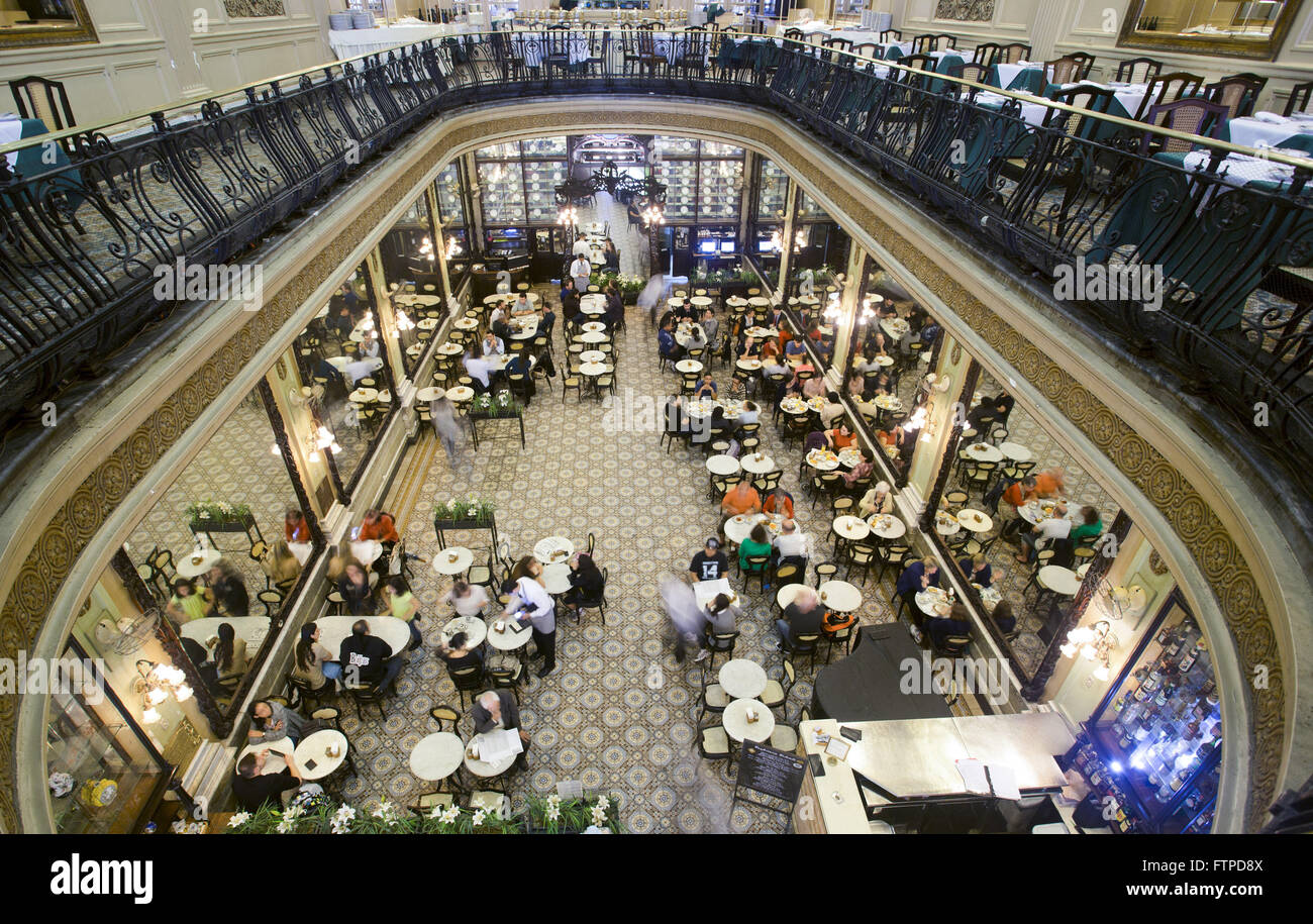 La confiserie Colombo - inauguré en 1894 dans un style art nouveau Banque D'Images