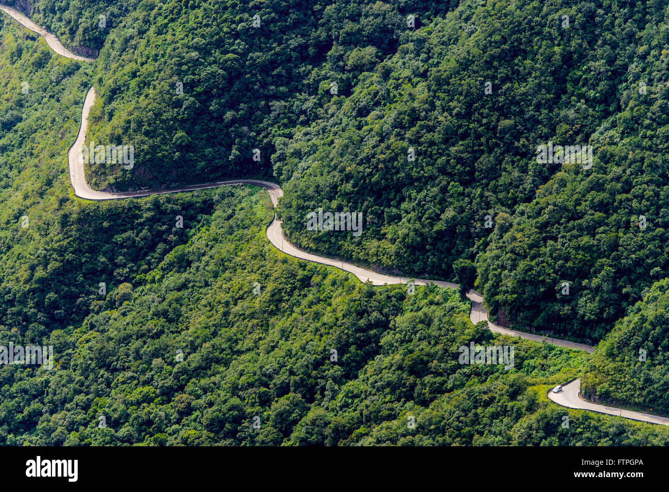 SC-390 - Vieux SC-438 - Serra do Rio do Rastro Banque D'Images