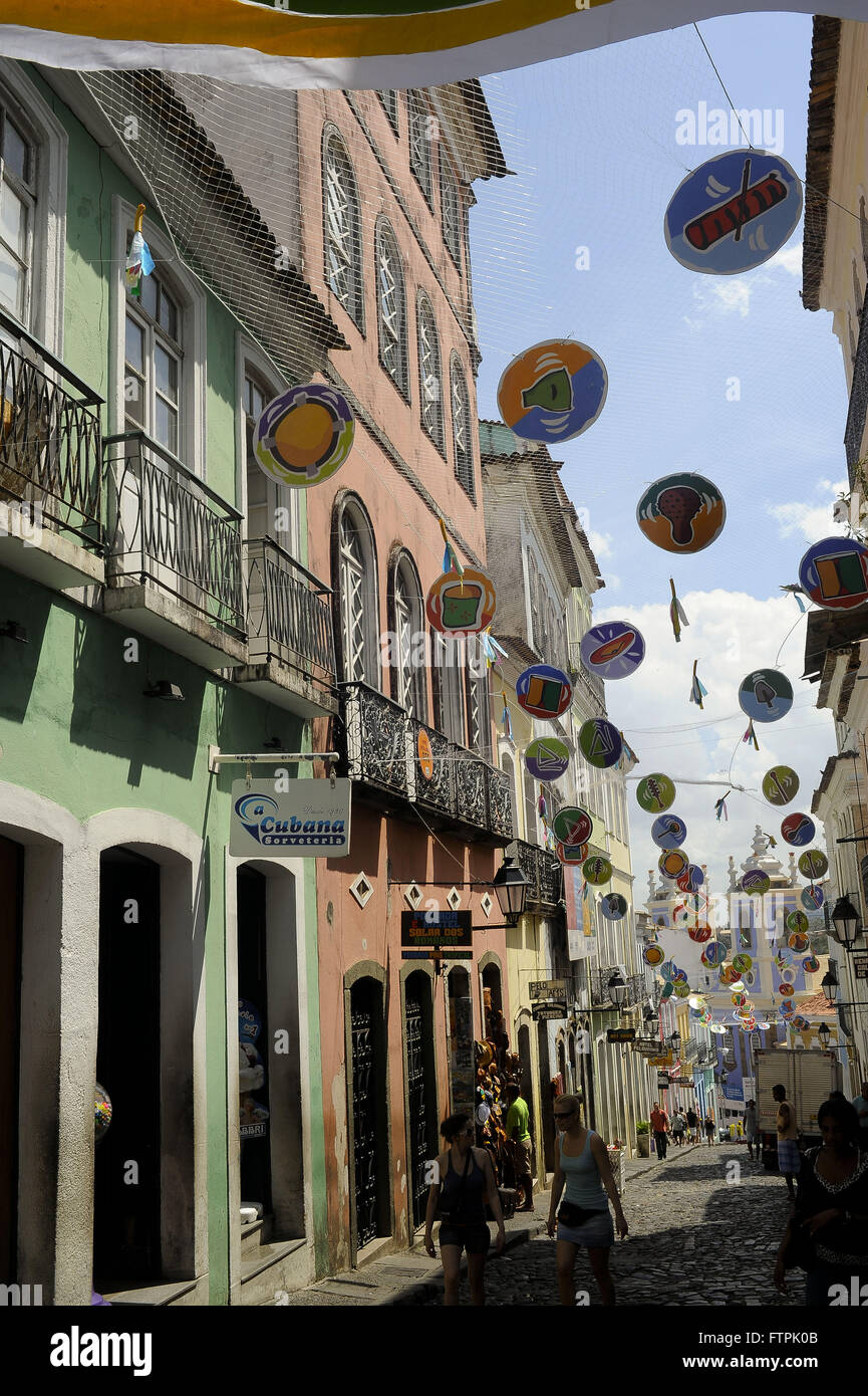 Maisons dans Pelourinho Banque D'Images