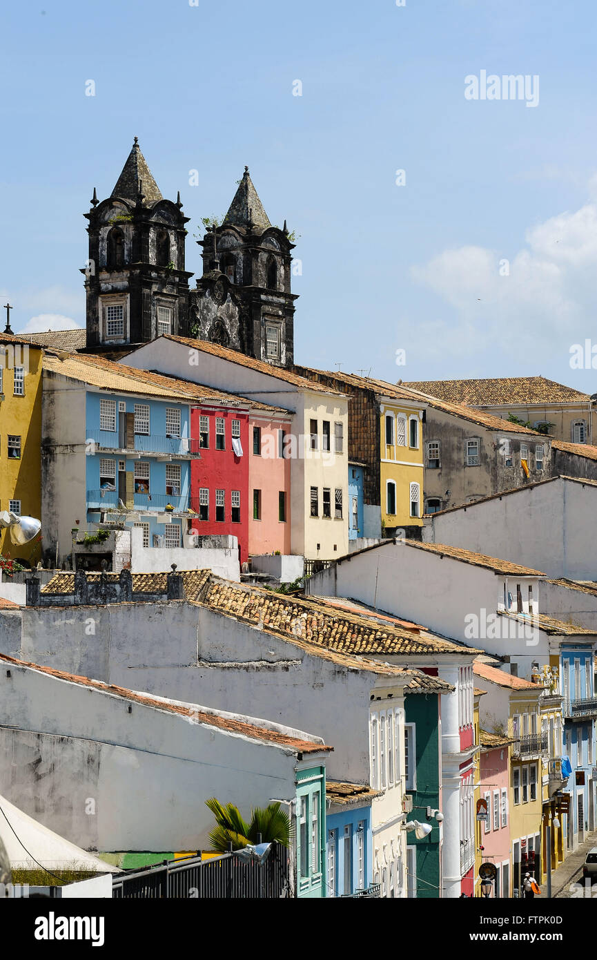 Maisons dans Pelourinho Banque D'Images