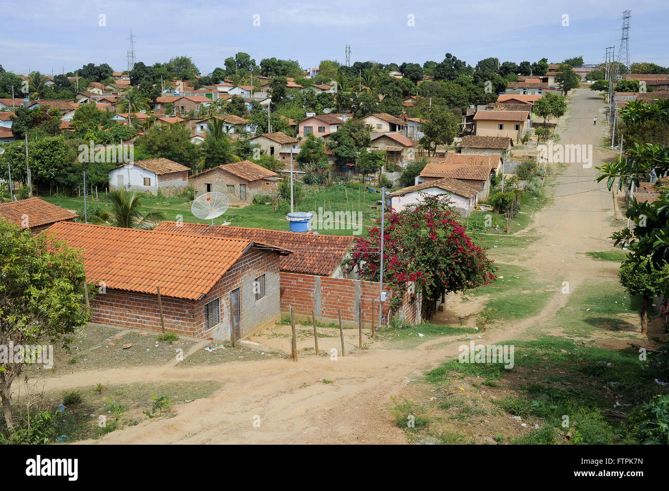 - Aracuai ville maisons de la vallée de Jequitinhonha Banque D'Images