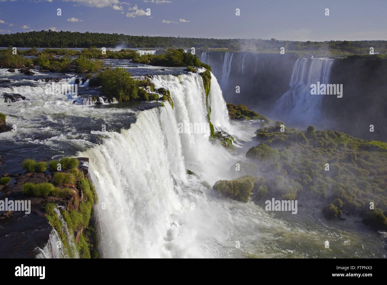 Iguacu Falls dans le Parc National Iguaçu Banque D'Images