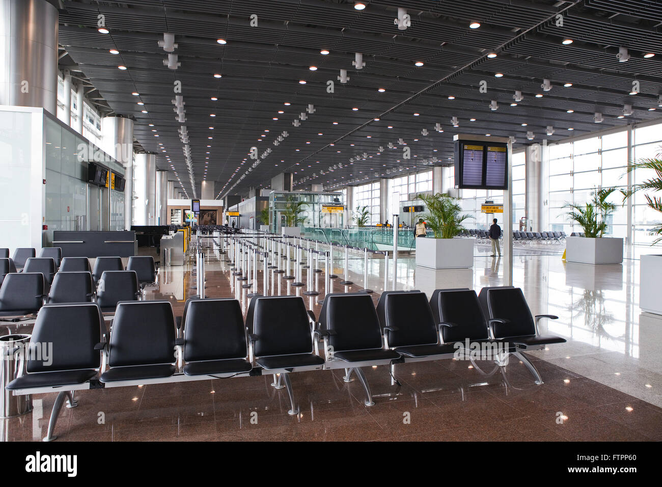 Ala départ International à partir de la borne 3 de la Sao Paulo / l'Aéroport International de Guarulhos Banque D'Images