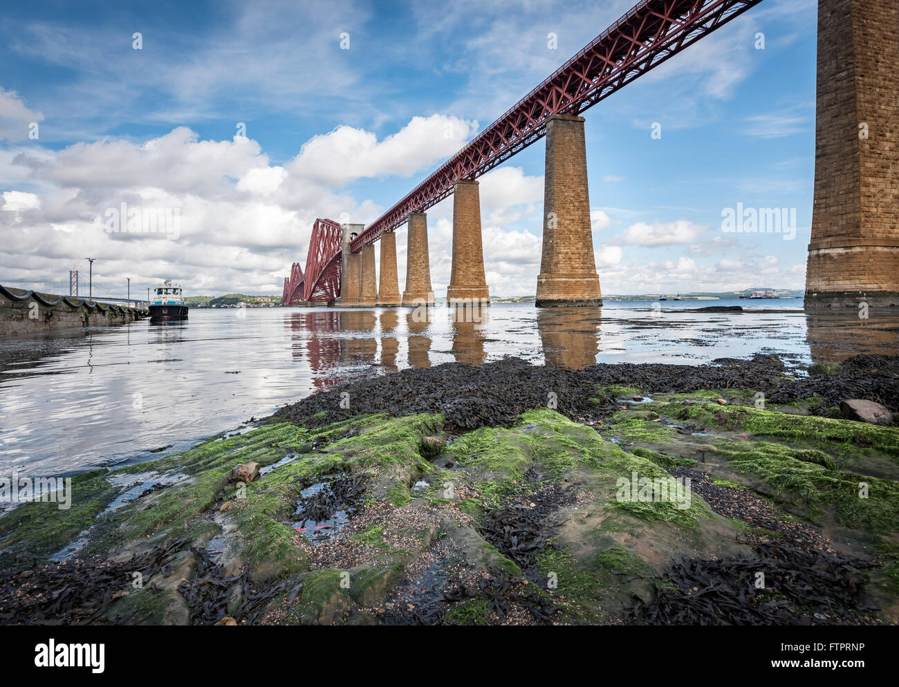 Le Firth of Forth est l'estuaire ou de l'Ecosse firth Forth, où il se jette dans la mer du Nord. Banque D'Images