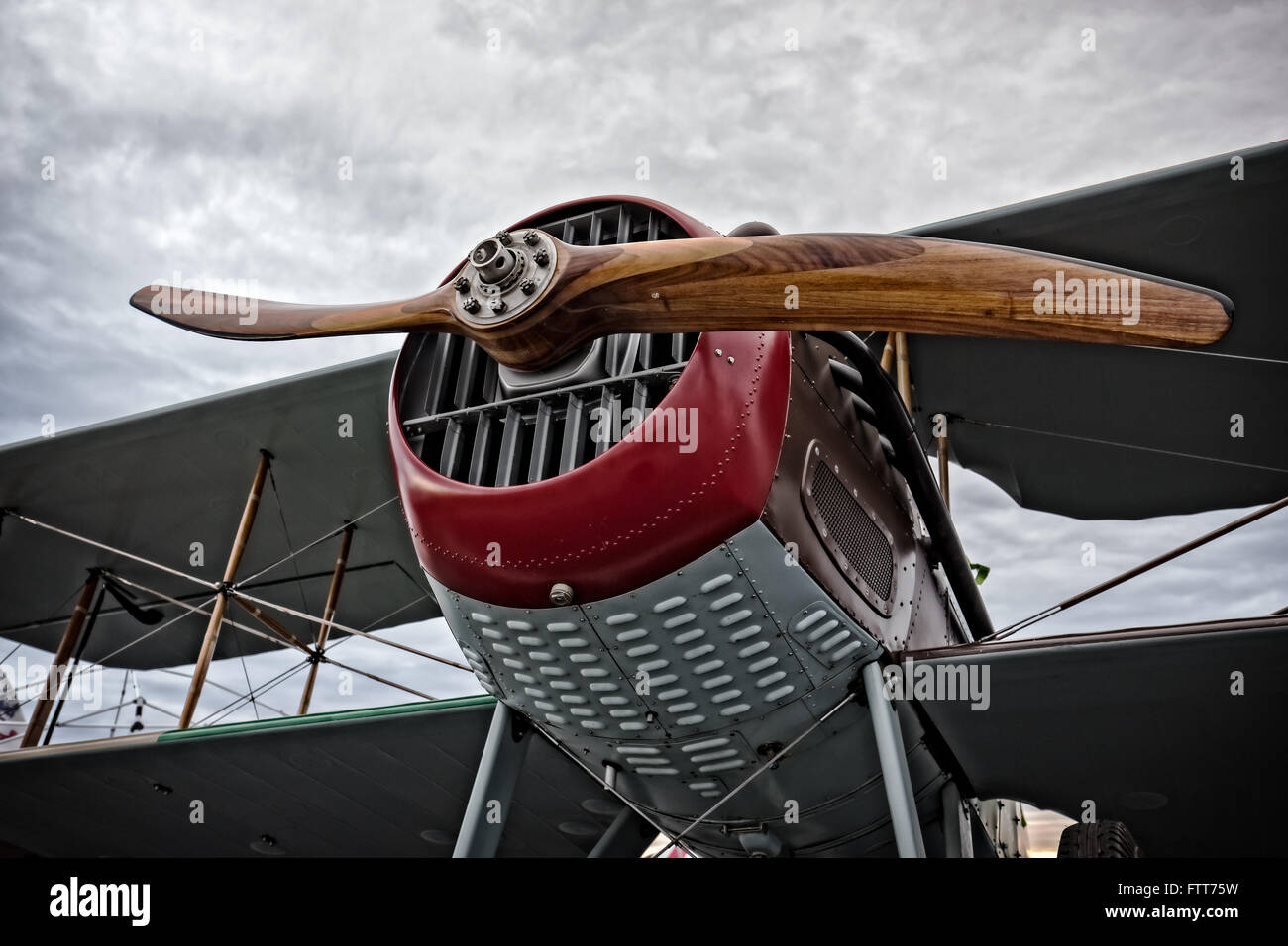 La Première Guerre mondiale avion de chasse Spad français Photo Stock Alamy