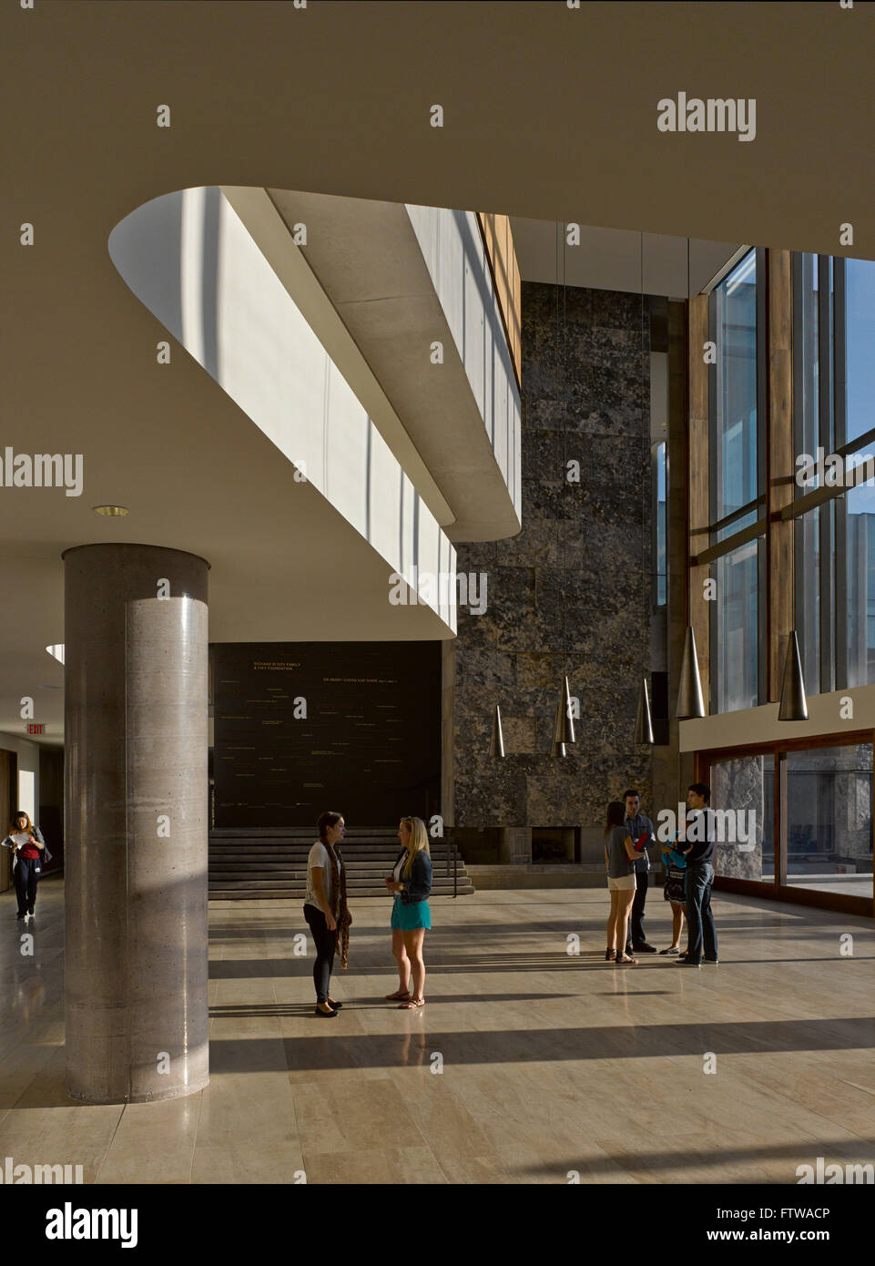 Grande Salle. Ivey Business School, à London, au Canada. Architecte : Hariri Pontarini Architects, 2013. Banque D'Images