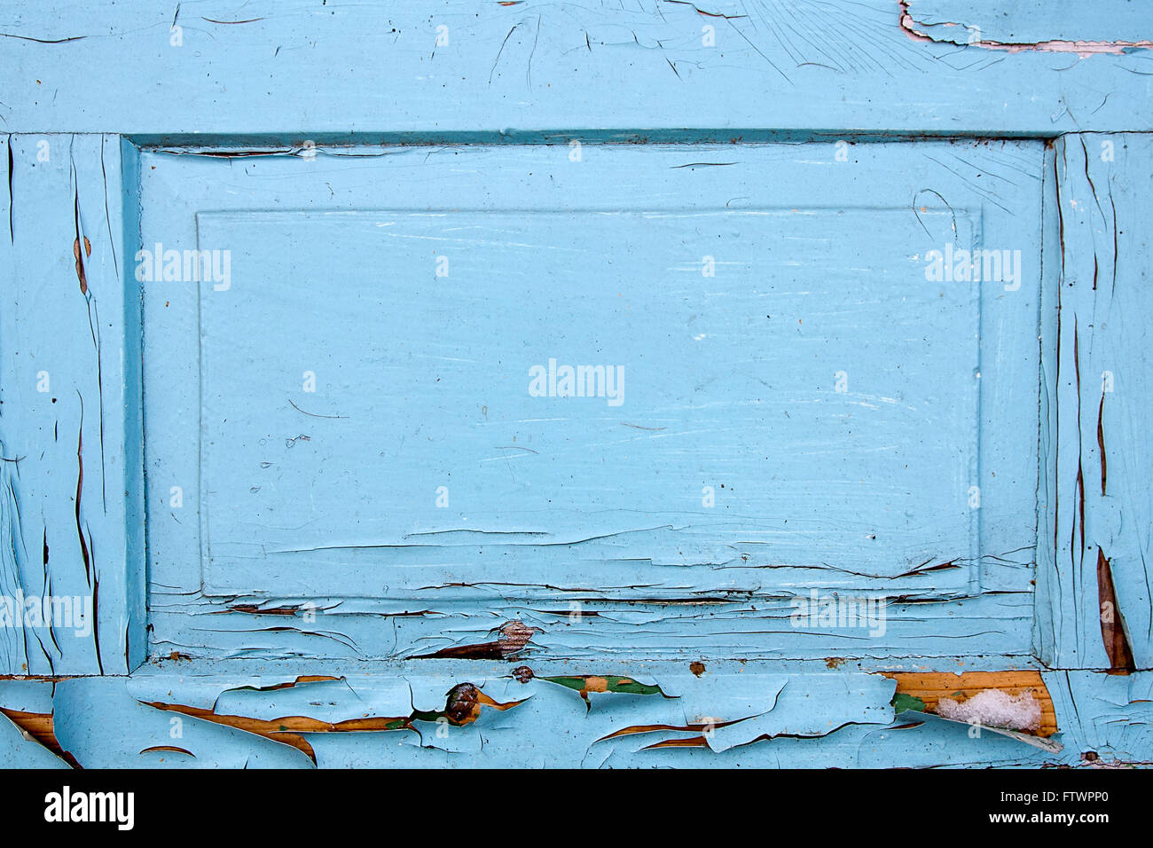 Texture bois avec peinture la couleur est arrachée. Peinture écaillée - texture de fond en bois. Banque D'Images