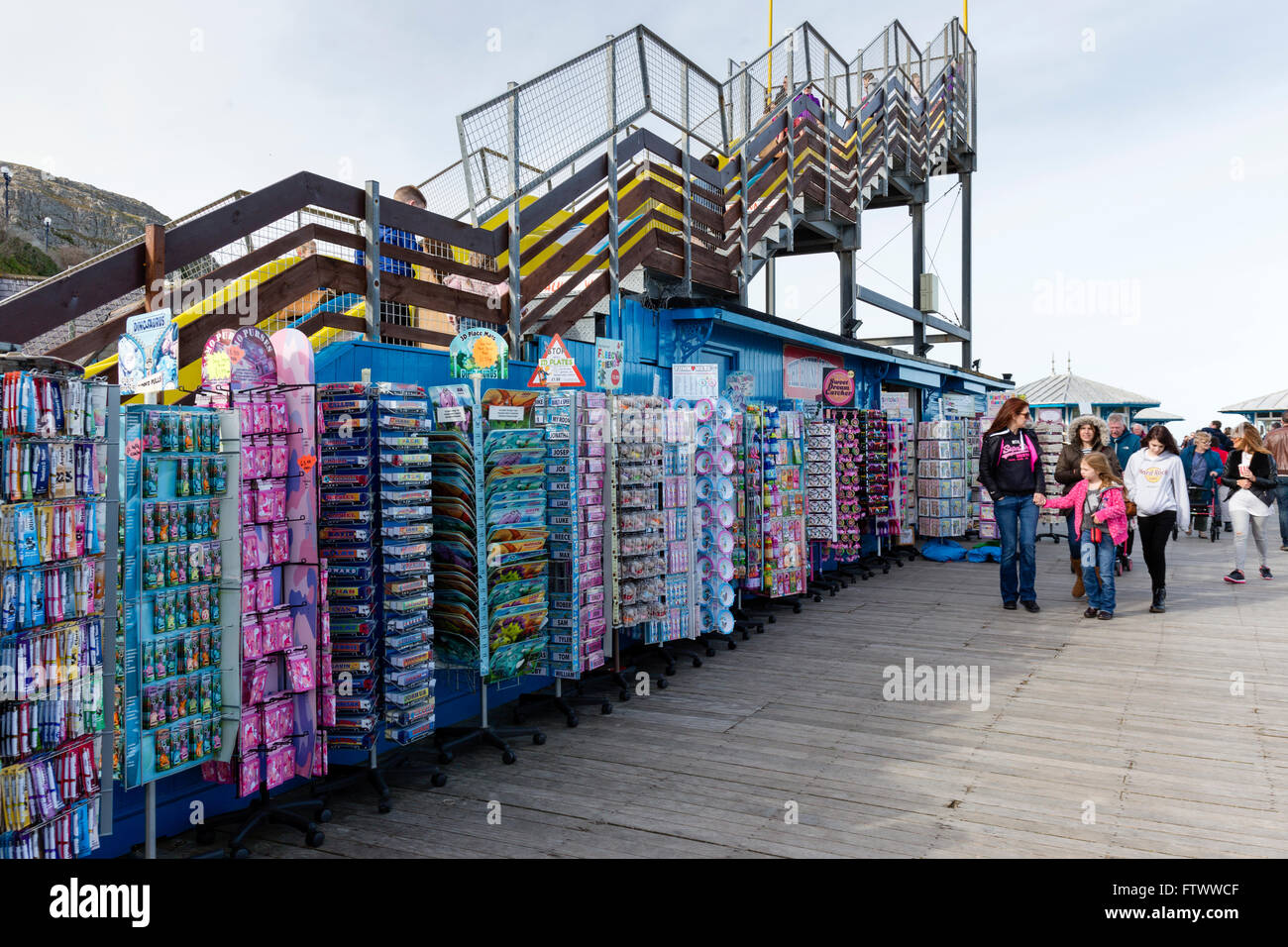 Jetée de Llandudno, au nord du Pays de Galles Banque D'Images Jetée de Llandudno, au nord du Pays de Galles Banque D'Images