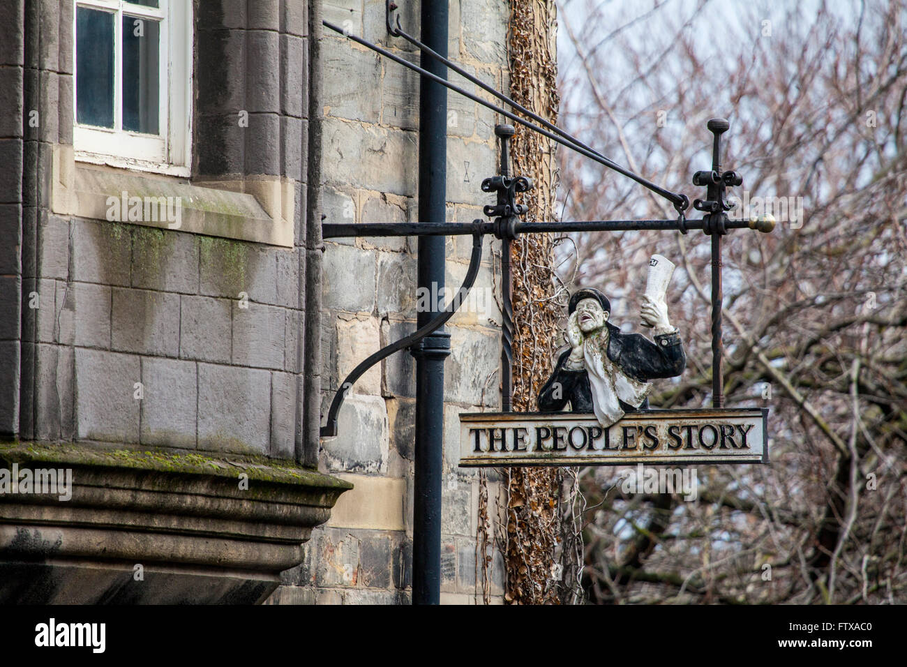 Édimbourg, Écosse - 9 mars 2016 : les peuples Story Museum situé dans le quartier historique de Canongate Tolbooth à Édimbourg. Banque D'Images