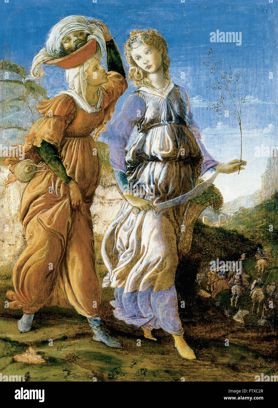 Sandro Botticelli - Judith avec la tête d'Holopherne - Cincinnati Art Museum Banque D'Images