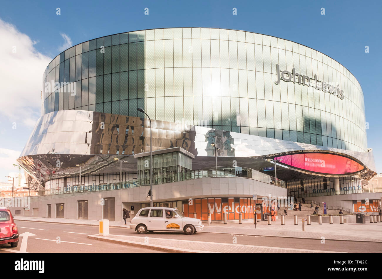 Magasin John Lewis au Grand Central, Birmingham. Pour une utilisation éditoriale. Banque D'Images