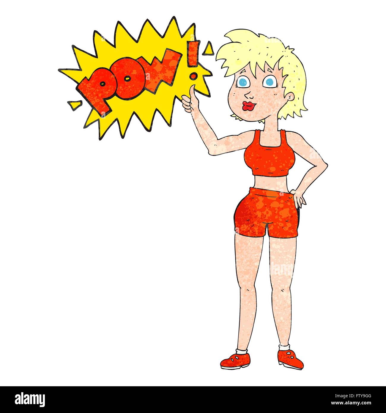 Professionnels Sport Femme Symbole Giving Thumbs Up Image Vectorielle Stock Alamy