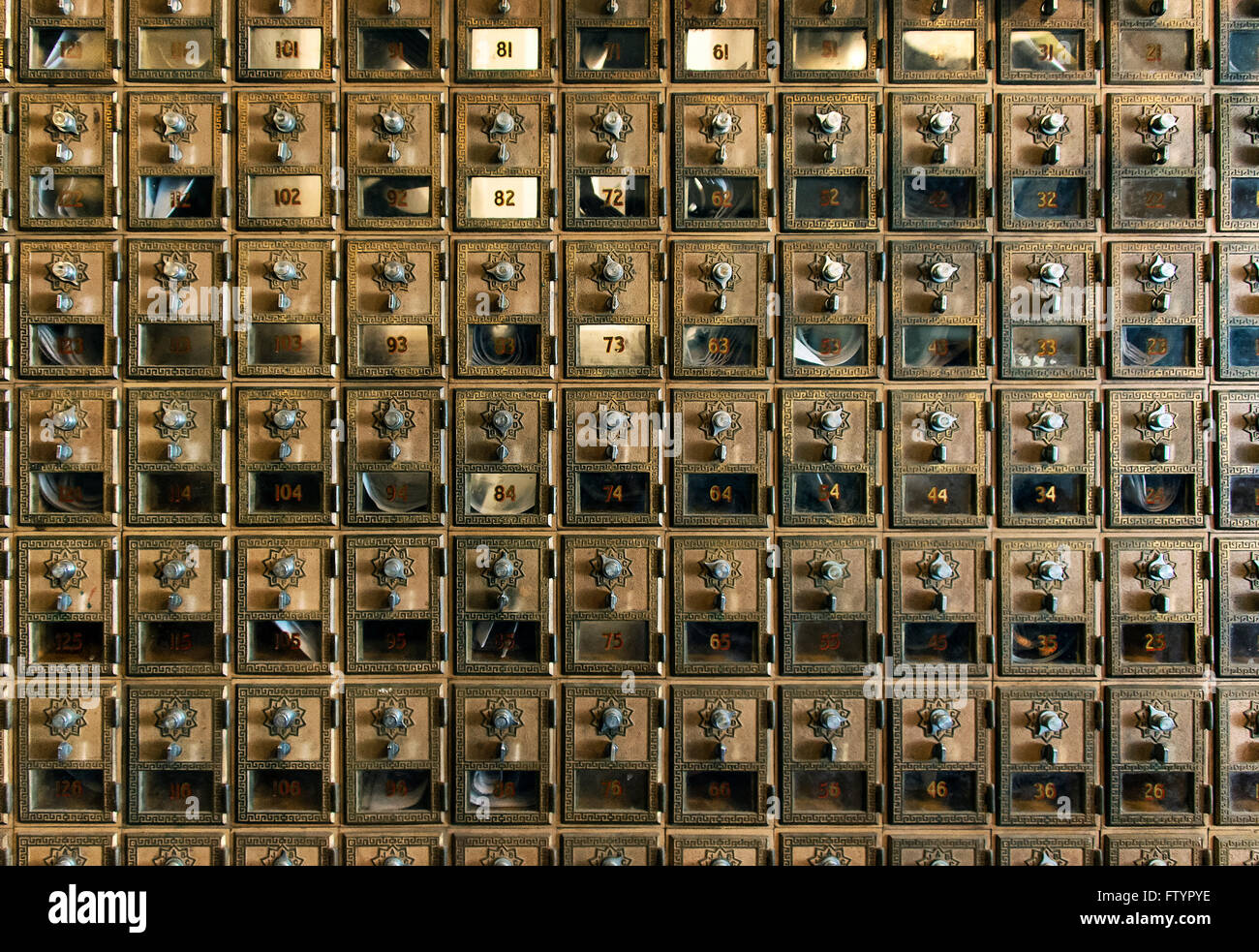 Les boîtes postales, USA Banque D'Images