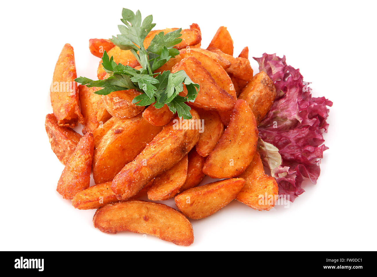 Pommes poêlées à la maison de fines herbes Banque D'Images