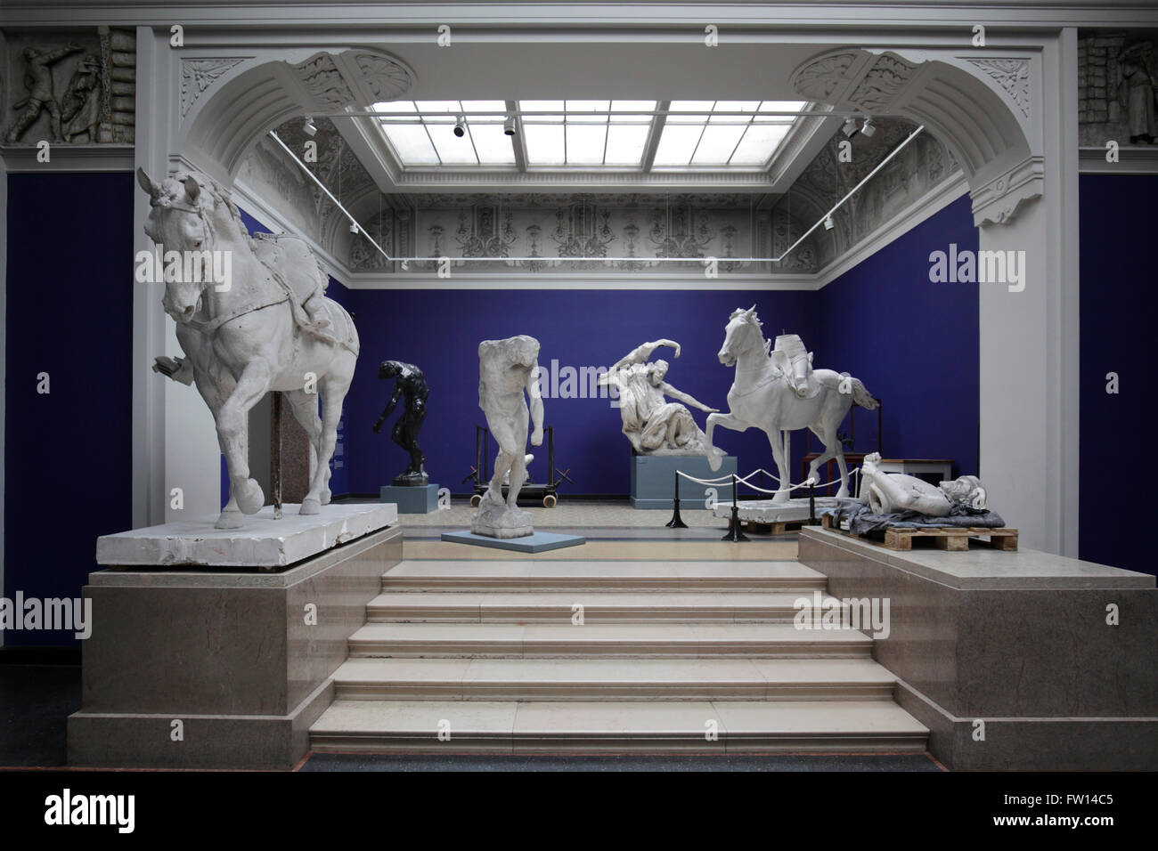 Statues dans le musée Ny Carlsberg Glyptotek, Copenhague, Danemark Banque D'Images Statues dans le musée Ny Carlsberg Glyptotek, Copenhague, Danemark Banque D'Images