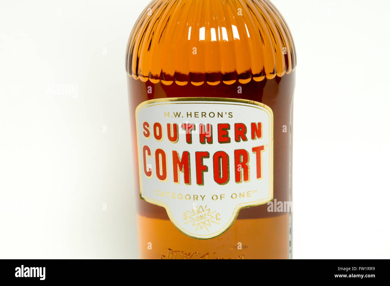 Southern Comfort est un Américain de liqueur alcool neutre avec des fruits, d'épices et whisky. Banque D'Images