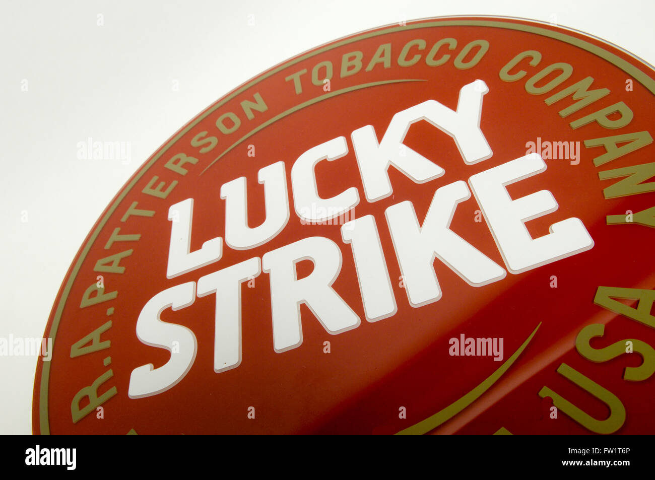 Logo Lucky Strike Banque D'Images