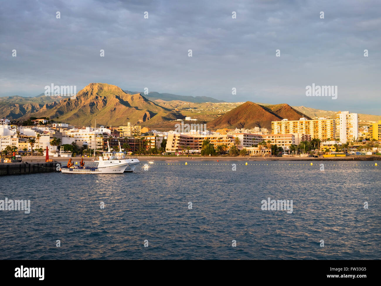 Port, Los Cristianos, Tenerife, Canaries, Espagne Banque D'Images