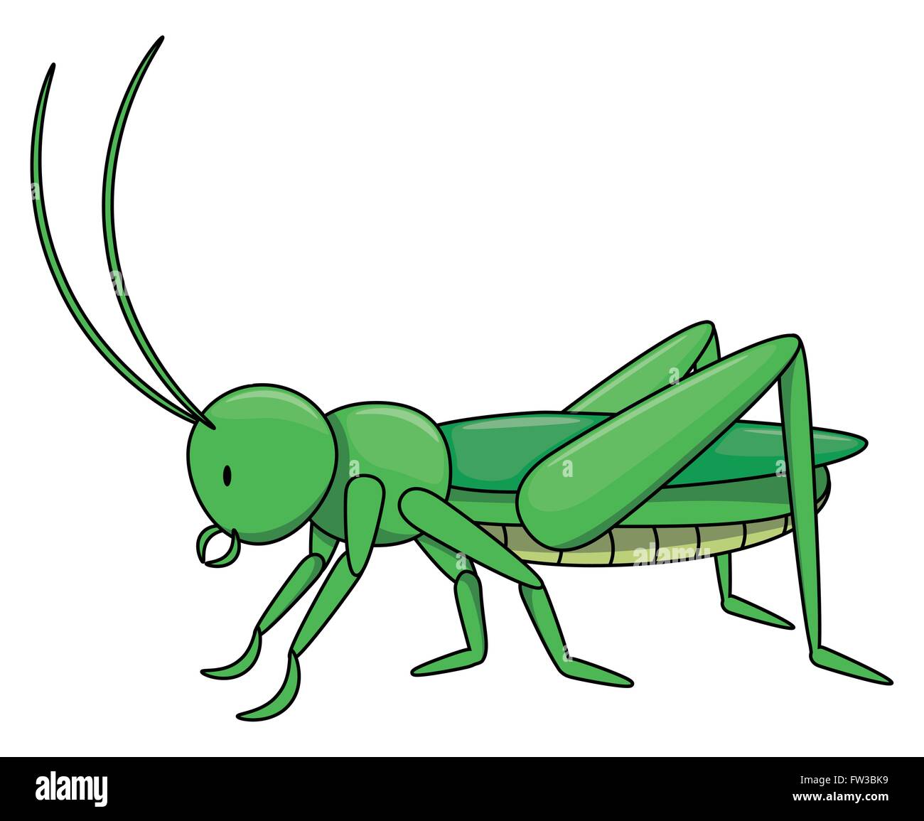 Locust cartoon illustration Illustration de Vecteur