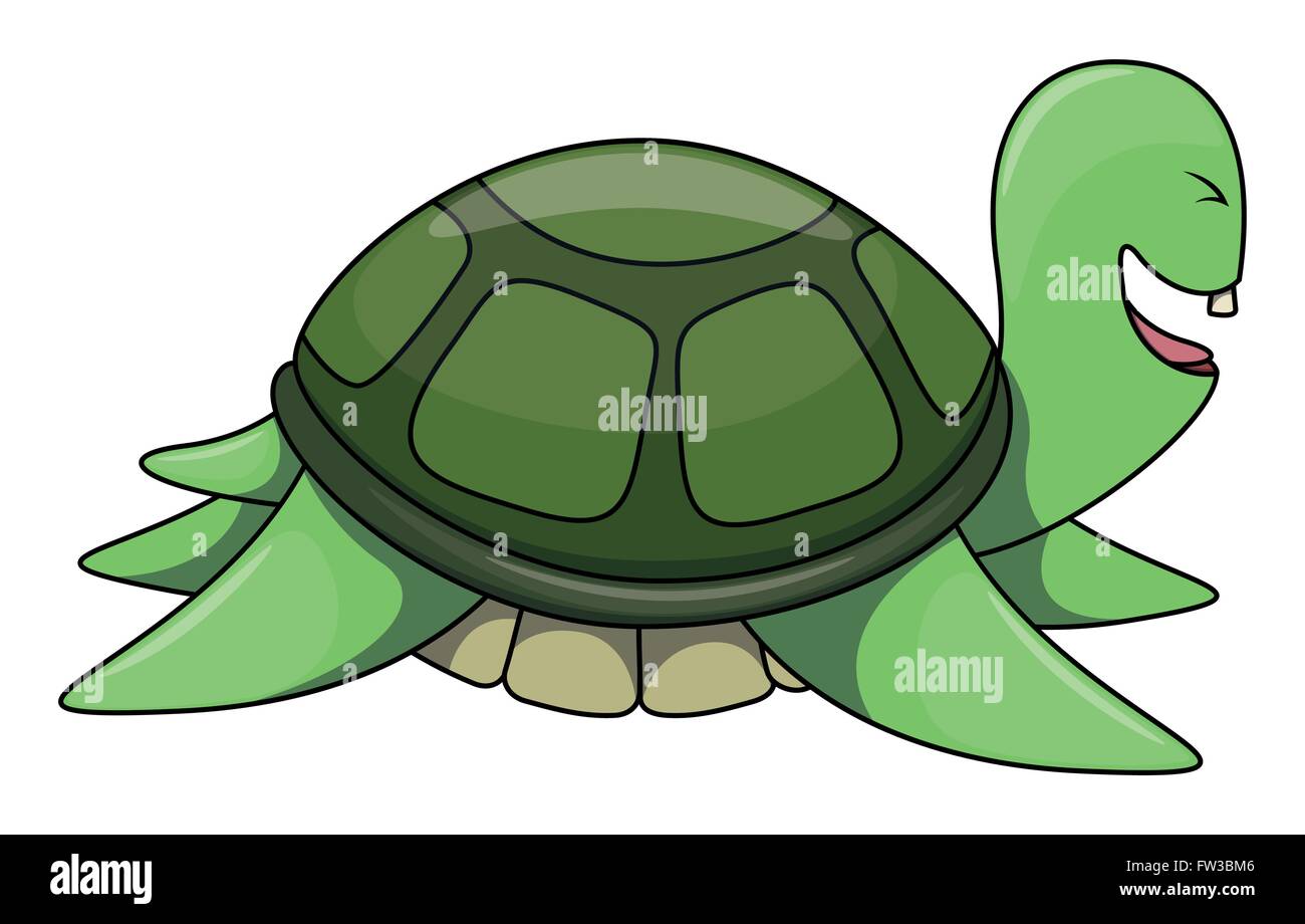 Illustration bande dessinée tortues Illustration de Vecteur