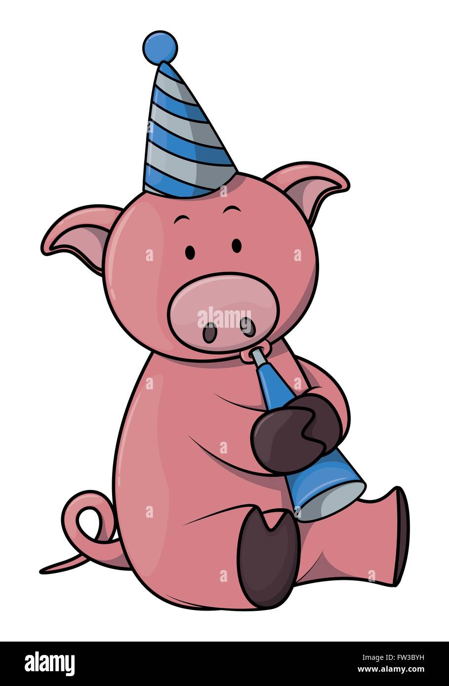 Anniversaire De Cochon Image Vectorielle Stock Alamy