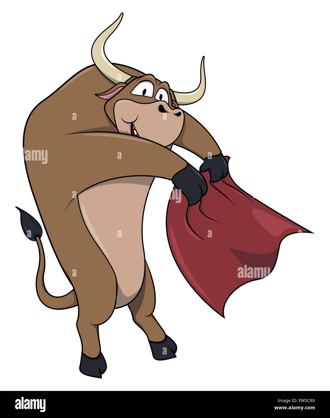 Matador de Bull Illustration de Vecteur