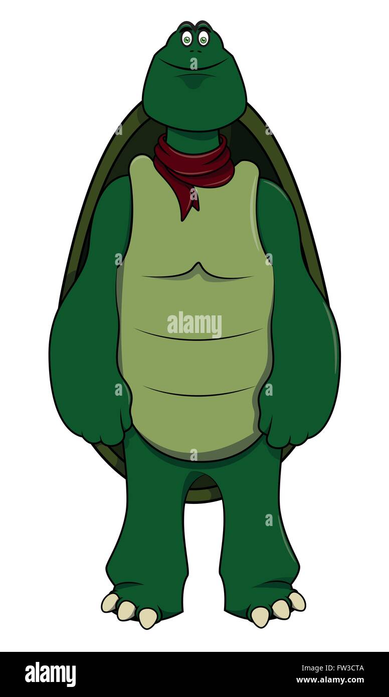 Illustration bande dessinée tortues Illustration de Vecteur