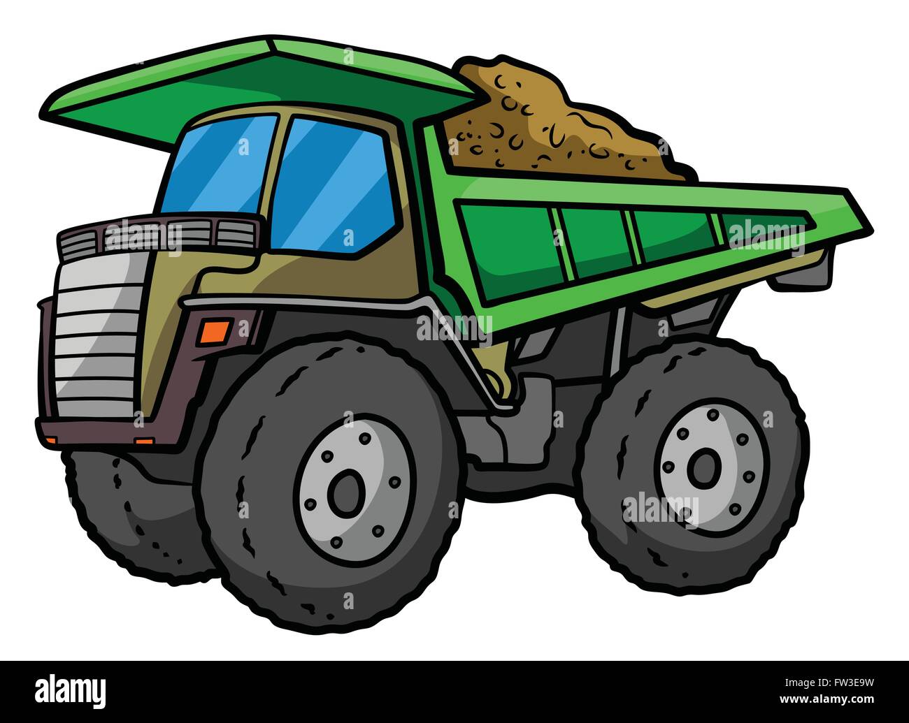 Gros camion Illustration de Vecteur