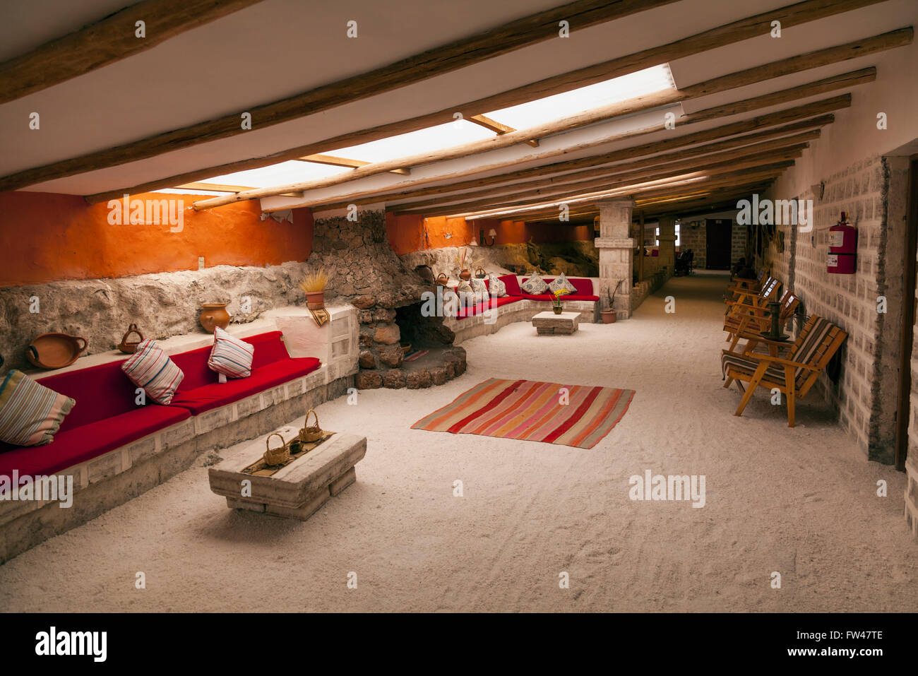 Hotel de Sal Luna Salada, Uyuni, Bolivie Banque D'Images