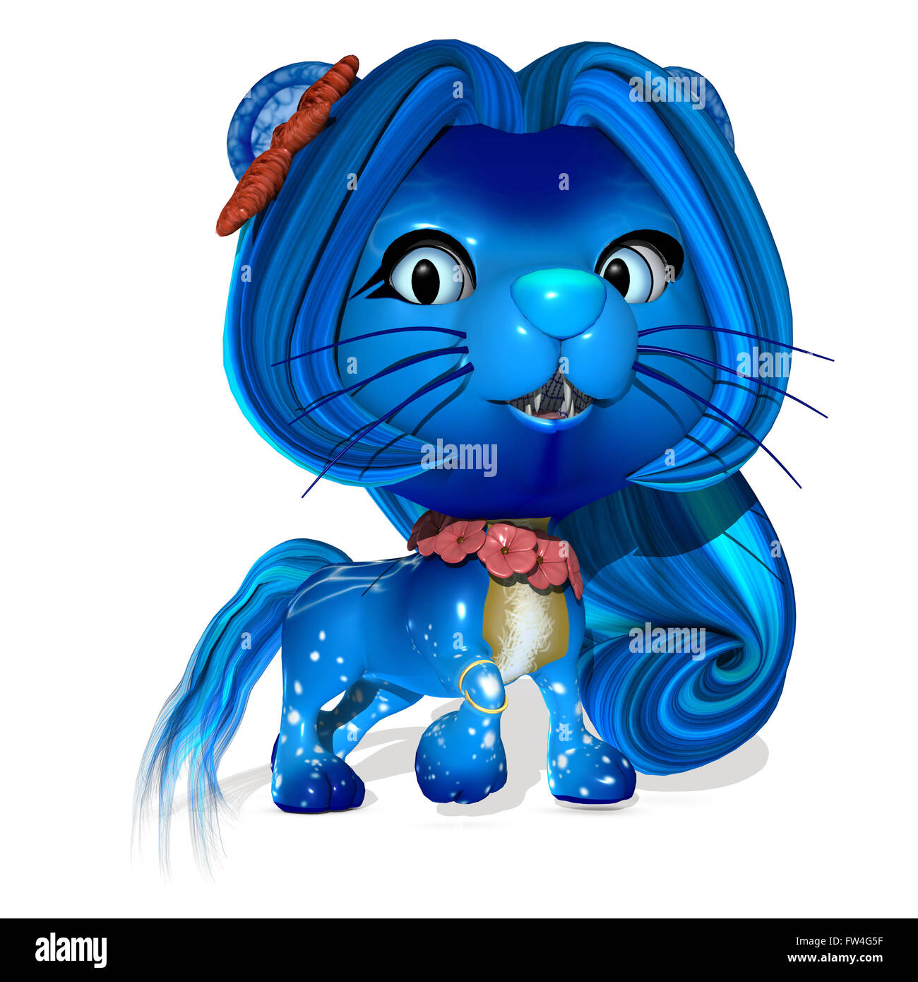 Rendu 3D cute animal fantaisie Banque D'Images