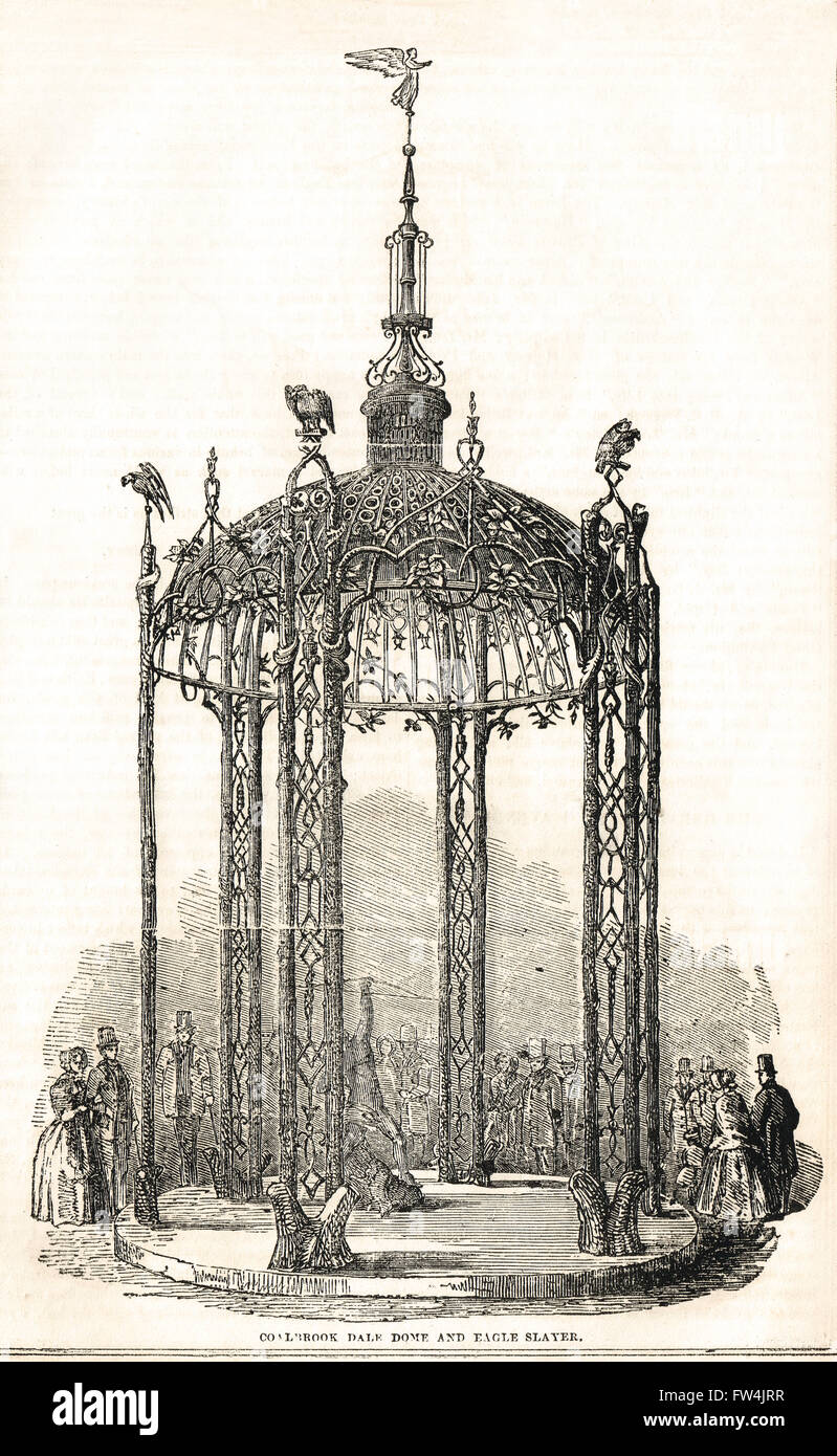 L'aigle tueuse par John Bell dans la Coalbrookdale Dome Banque D'Images