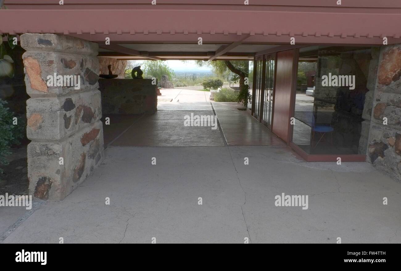 Taliesin West Walkway Banque D'Images