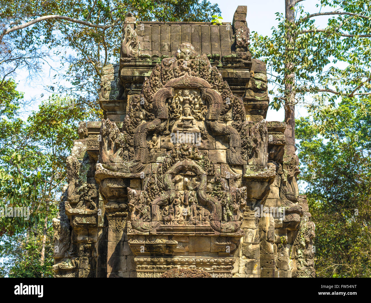 Thommanon est l'un des une paire de temples hindous construits pendant le règne de Suryavarman II (à partir de 1113-1150) à Angkor, au Cambodge. Ce Banque D'Images