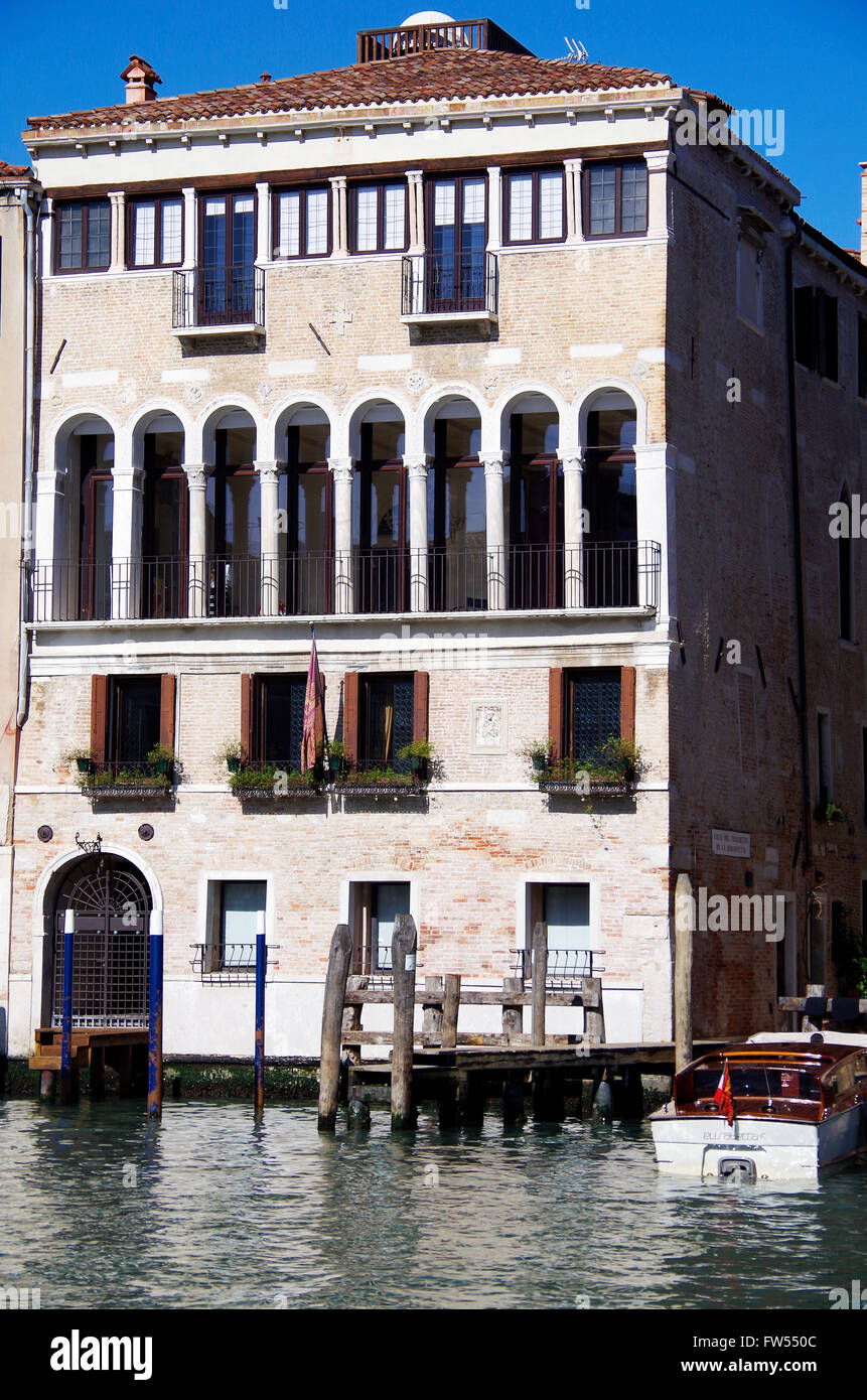 Venise, Italie, le Palazzo Donà de la Madoneta Banque D'Images