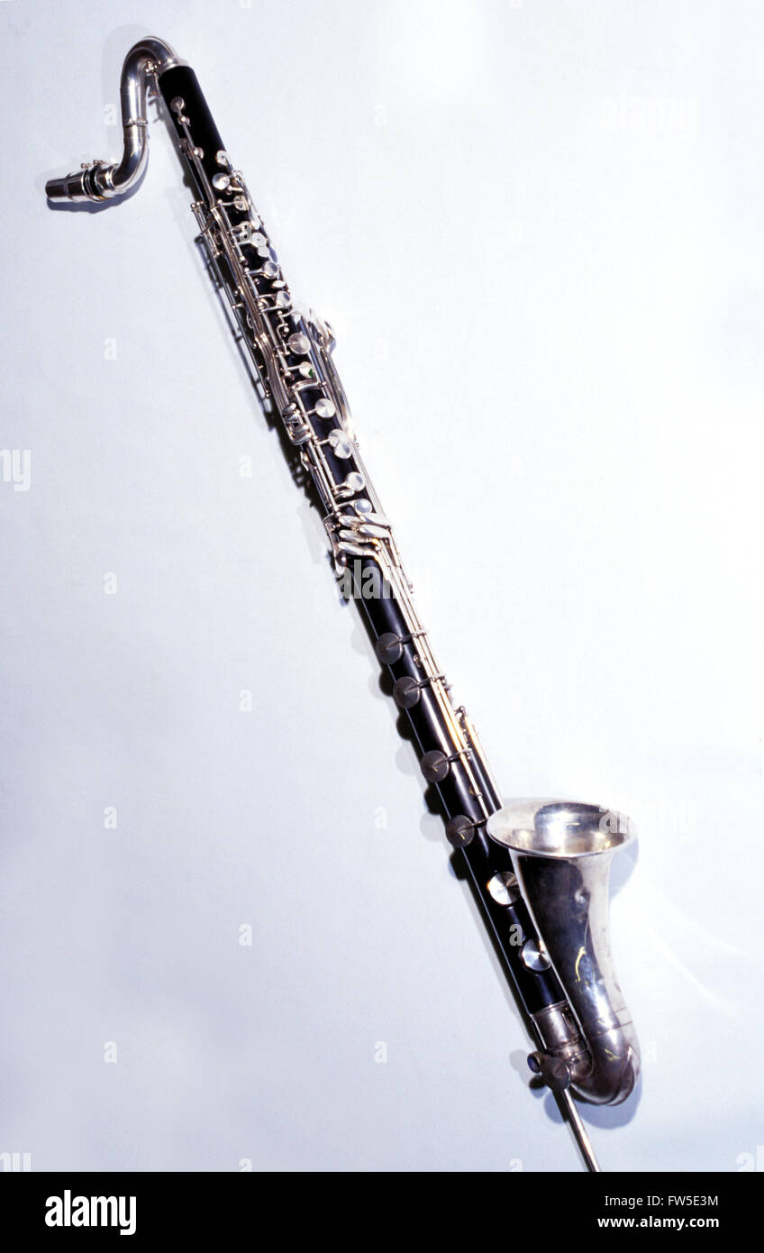 Instruments - instruments à vent - clarinette clarinette Basse original  Photo Stock - Alamy