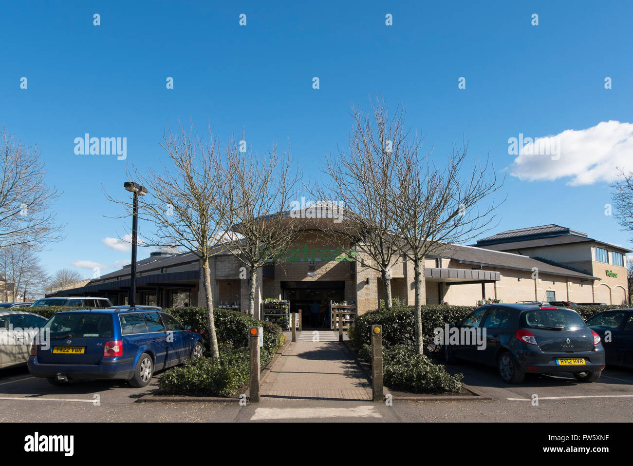 Supermarché waitrose à Cirencester, Gloucestershire, Royaume-Uni Banque D'Images
