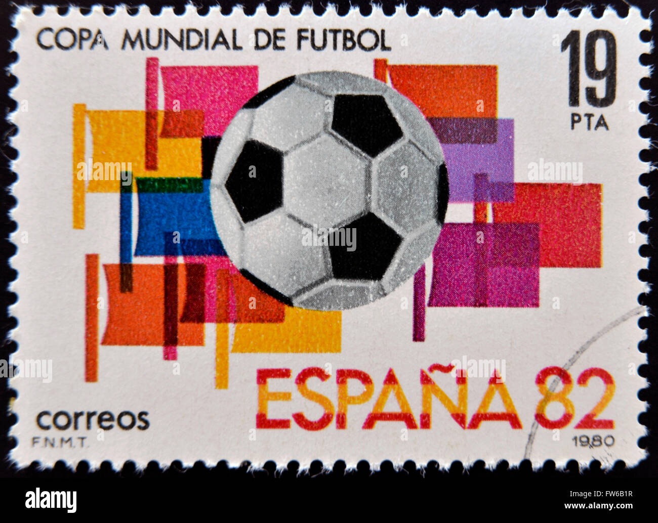 Lot De 6 Pièces Commémoratives Espagne 1980 - Coupe Du Monde De Football 1982 - Comme Neuves Sous étui