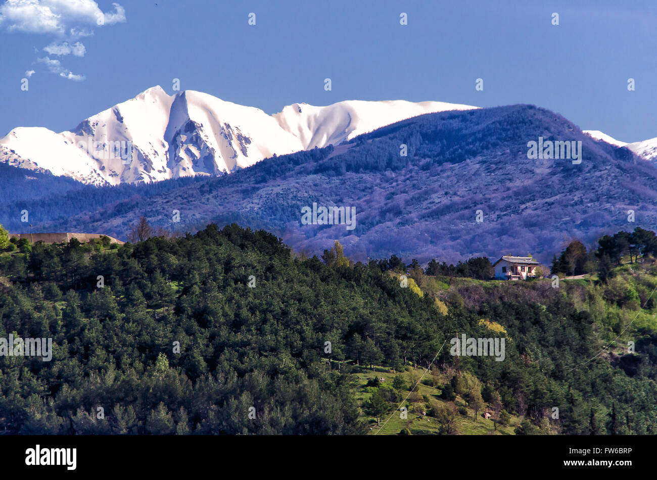 La Bulgarie, de la montagne de Pirin, Sinanitsa pic. Banque D'Images