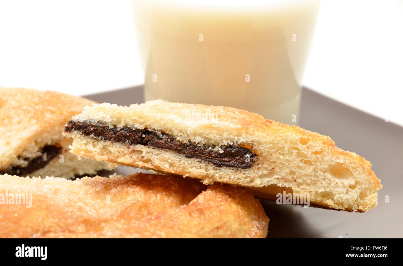 Gâteau traditionnel pour la célébration de la Vierge des Douleurs, Granada, Espagne Banque D'Images