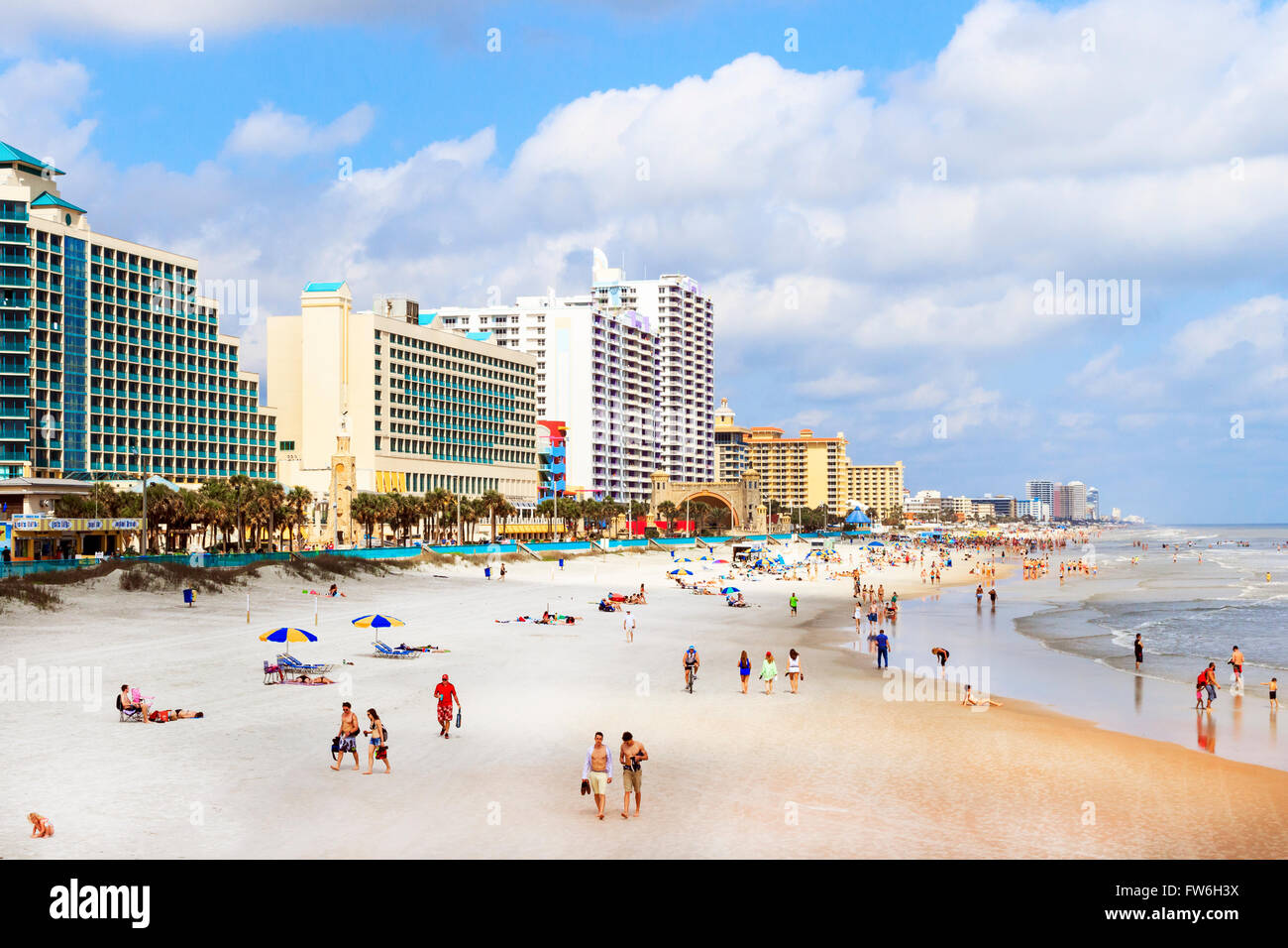 Daytona Beach, Floride, USA, hôtels Banque D'Images