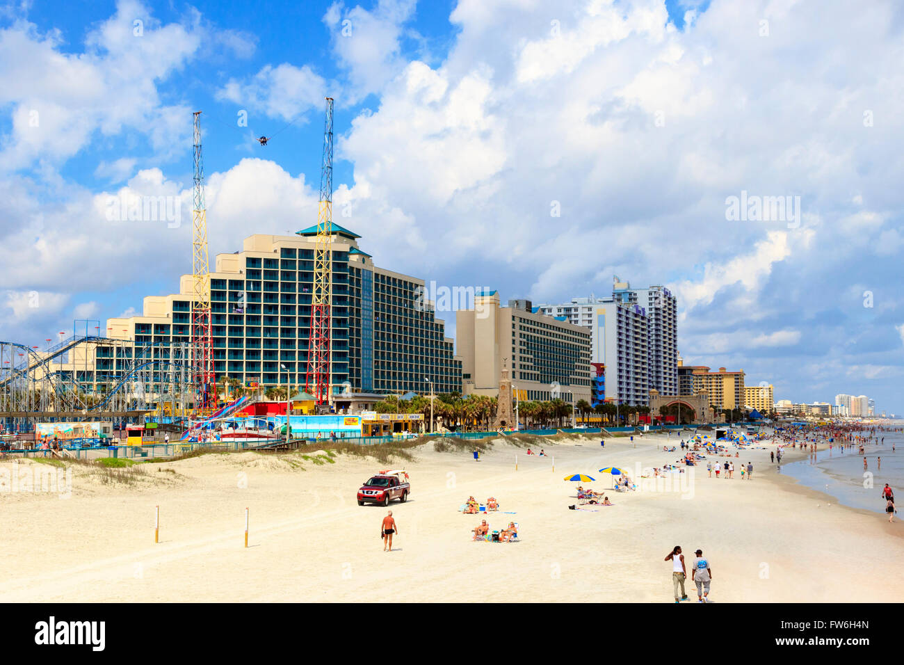 Daytona Beach, Floride, USA, hôtels Banque D'Images