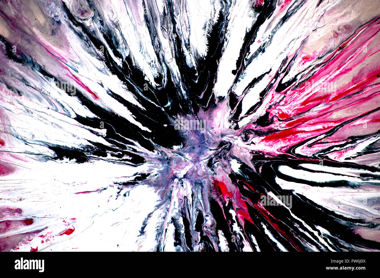 Résumé Photos explosion d'Aquarelle et encre. Banque D'Images