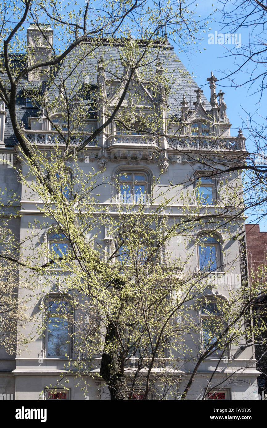 Le Musée Juif, le musée Mile, NYC Banque D'Images