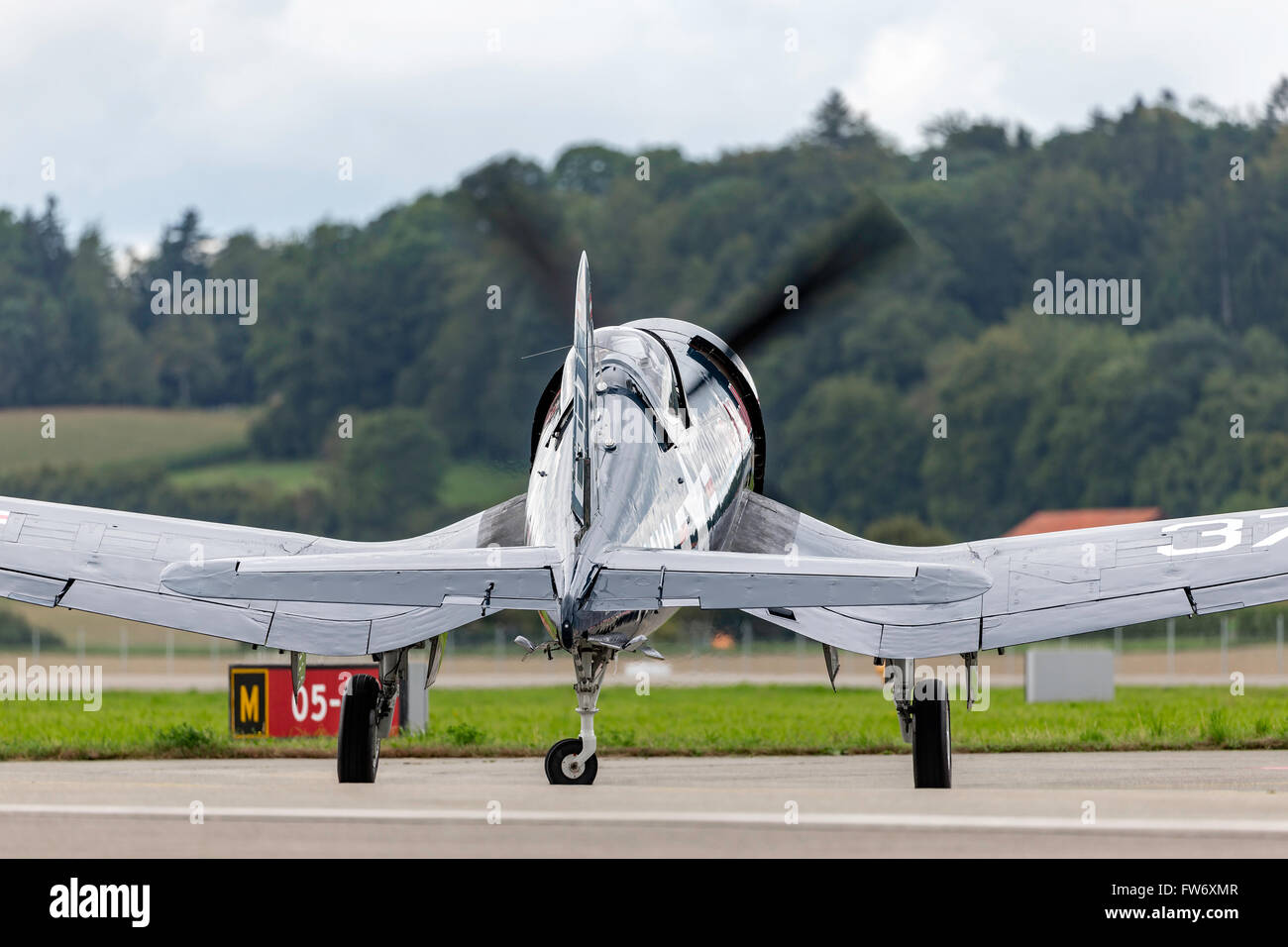 Chance Vought F4U-4 Corsair OE-EAS exploité par Red Bull's "The Flying Bulls" Banque D'Images
