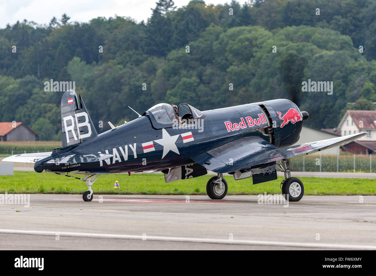 Chance Vought F4U-4 Corsair OE-EAS exploité par Red Bull's "The Flying Bulls" Banque D'Images