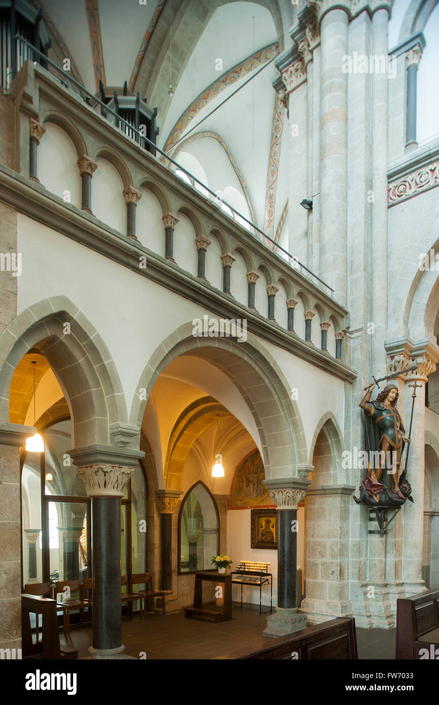 Köln, Quartier Altstadt-Nord, Andreaskloster, romanische Kirche St. Andreas Banque D'Images