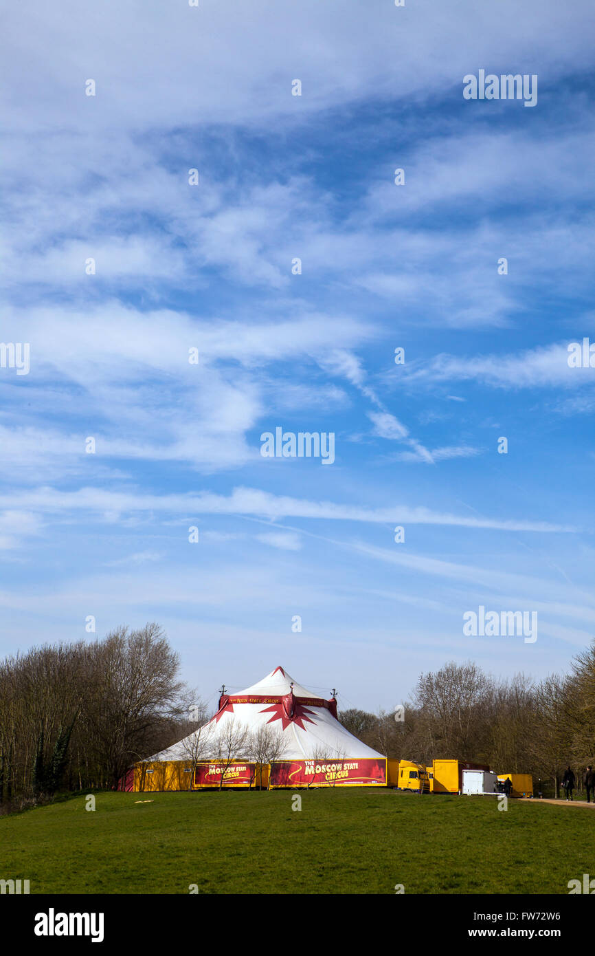 Le Cirque d'État de Moscou, à l'Alexandra Palace, au nord de Londres Banque D'Images