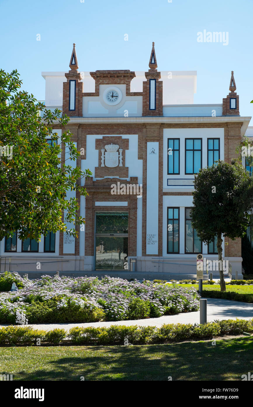 Musée russe (Saint-Pétersbourg). Ancienne usine de tabac. Málaga (Espagne) Banque D'Images