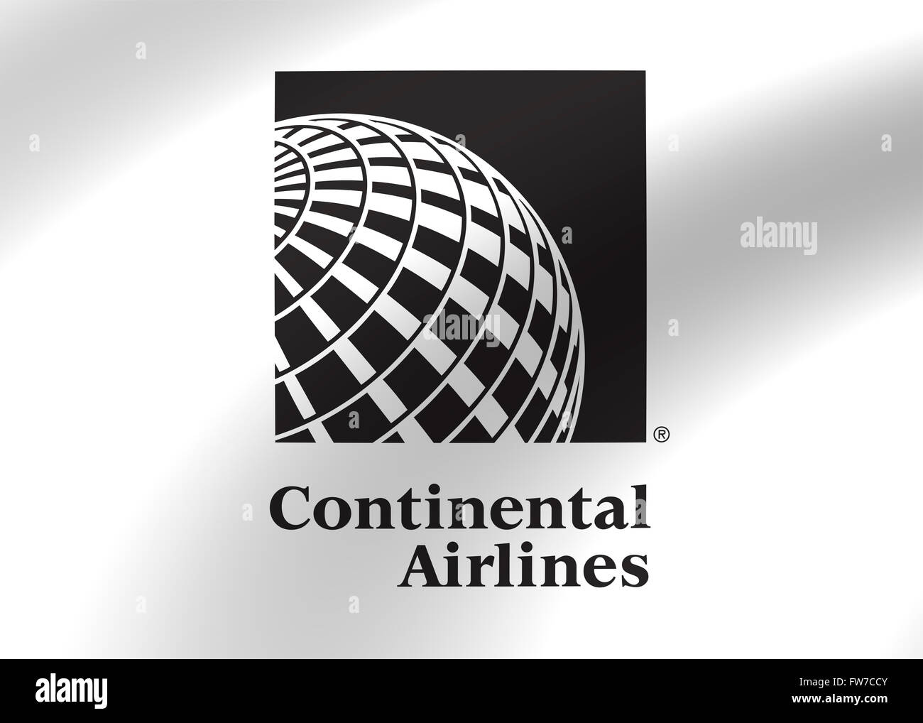 Le logo de Continental Airlines Banque D'Images